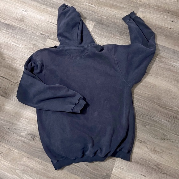 vintage nike y2k embroidered swoosh pullover hoodie - Picture 2 of 8